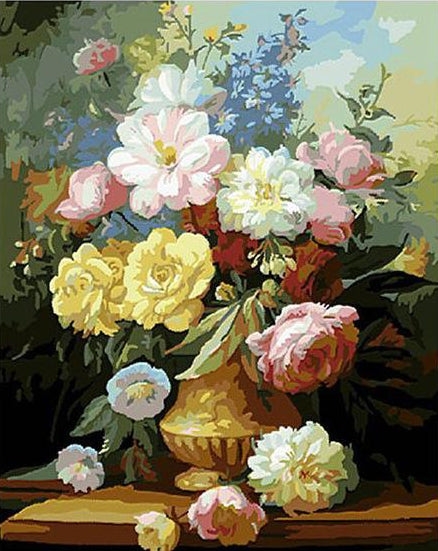 Gorgeous Flowers DIY Painting Kit