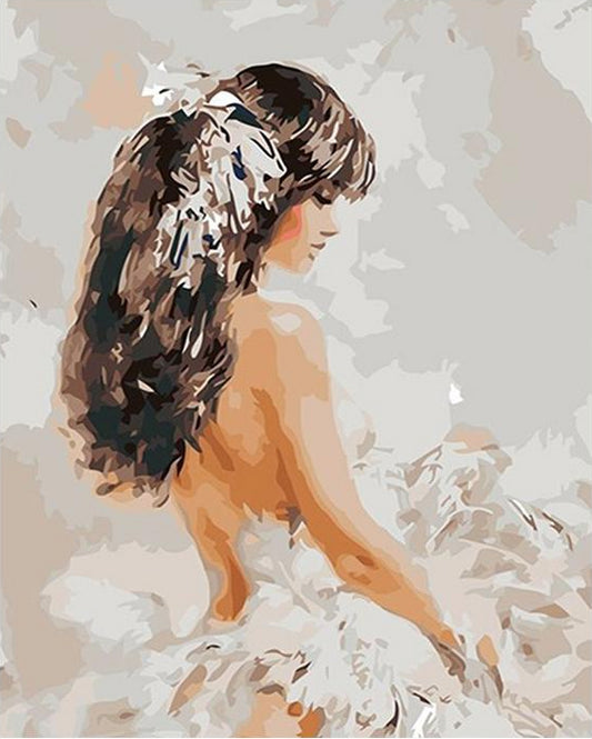 Girl Portrait Paint by Numbers
