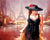 Lady in Black Dress Paint by Numbers