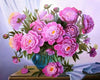 Gorgeous Pink Flowers Paint by Numbers