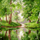 Forest Lake Paint by Numbers