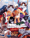 Group of Cats Paint by Numbers