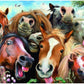 Happy Horses Paint by Numbers