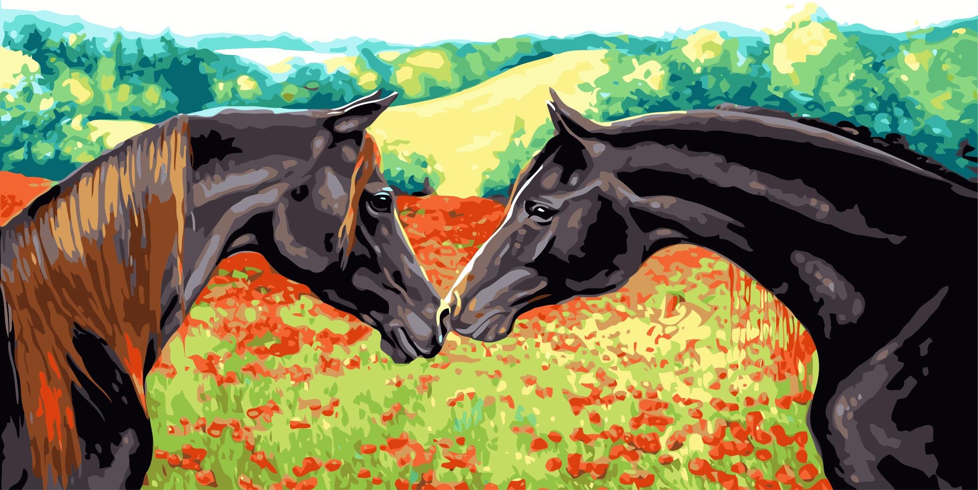 Horses Pair DIY Painting Kit
