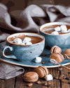 Hot Chocolate Mugs Paint by Numbers