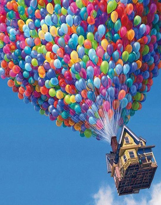 Flying House Paint by Numbers