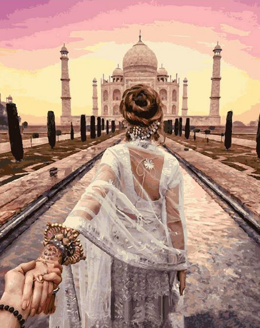 Taj Mahal Painting by Numbers