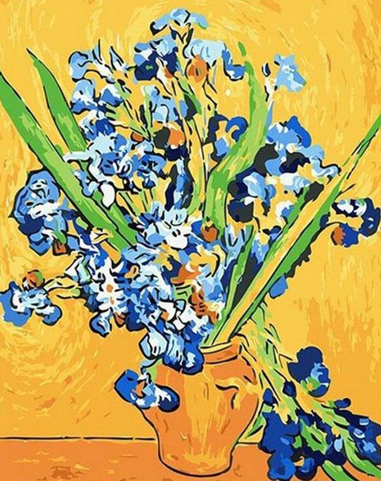 Van Gogh Irises Paint by Numbers