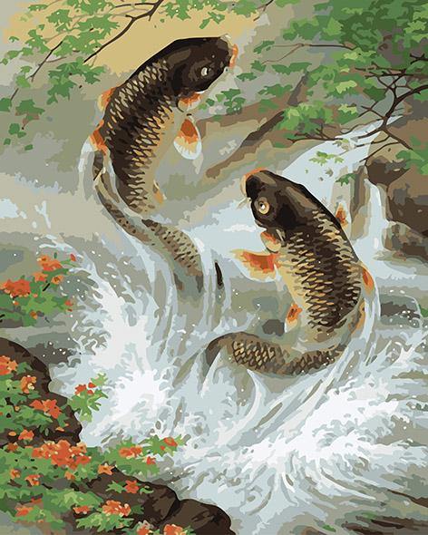 Fish Pair Paint by Numbers