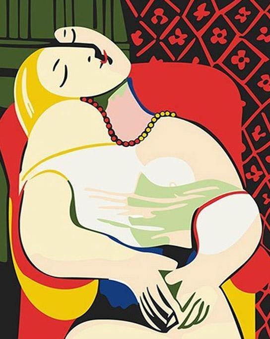 Le Rêve Cubism Series Paint by Numbers