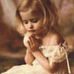 Little Girl Praying Paint by Numbers
