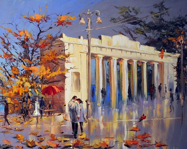 Couple & Maple Tree Paint by Numbers