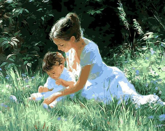 Loving Mother Paint by Numbers