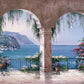 Mediterranean Arch View Paint by Numbers