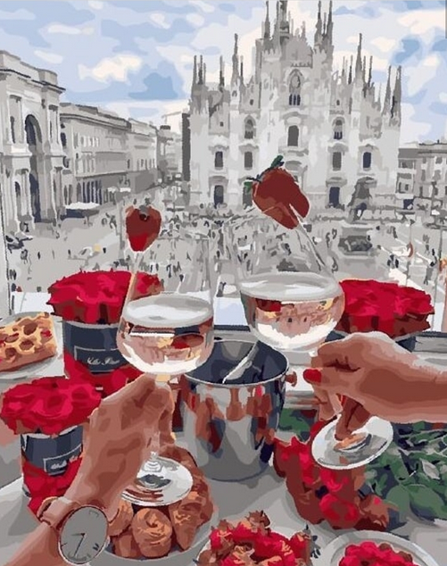Milan Cathedral Paint by Numbers