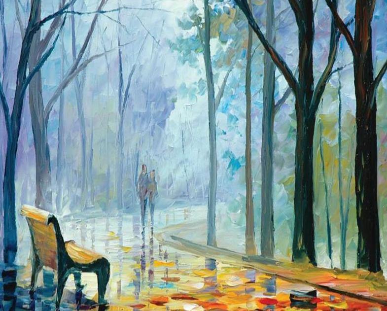 Misty Alley Paint by Numbers