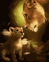 Mom &amp; Baby Lion Paint by Numbers