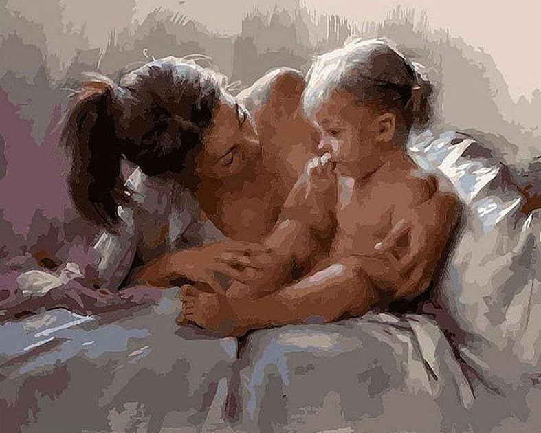 Mother's Love Paint by Numbers