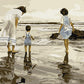 Mother with Kids Paint by Numbers