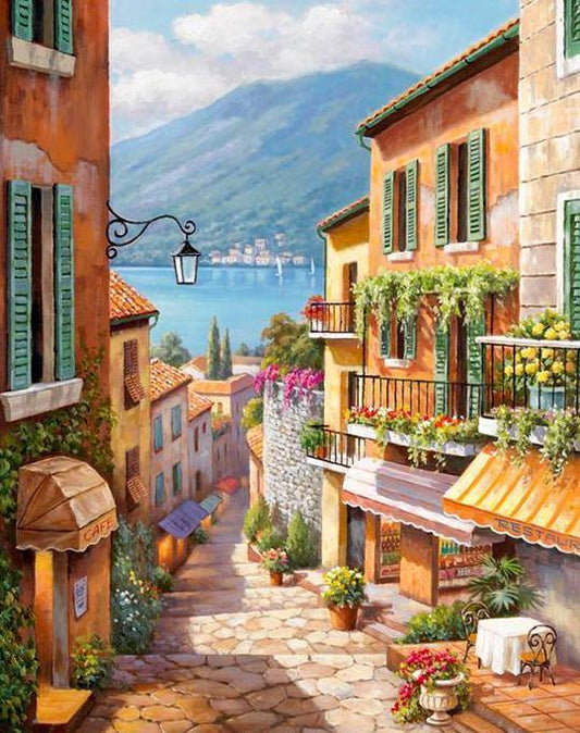 Mountain View Paint by Numbers