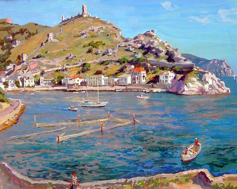 Mountains & Sea View Painting Kit