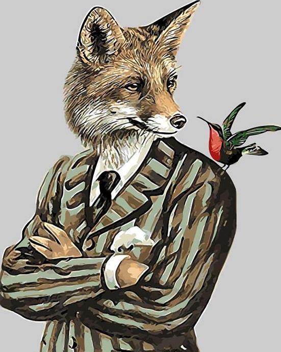 Mr. Fox Paint by Numbers