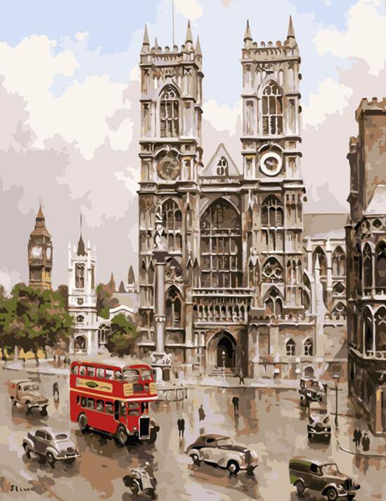 Notre Dame Cathedral Paint by Numbers