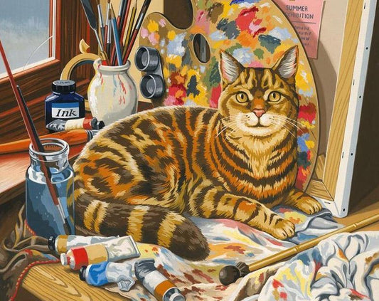 Cat Paint by Numbers