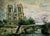 Paris Notre Dame Cathedral Paint by Numbers