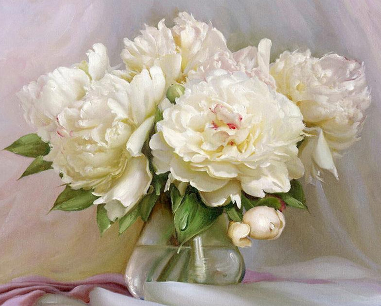 Peony Paint by Numbers