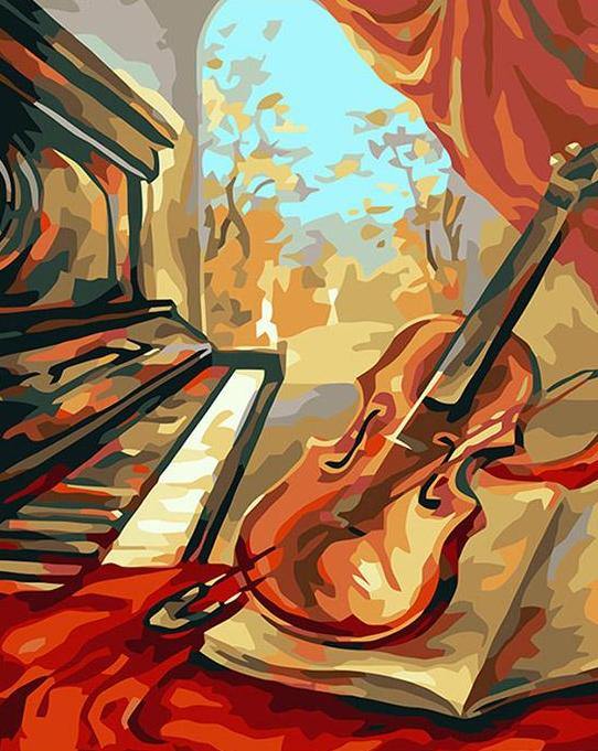 Piano & Violin Paint by Numbers