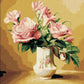 Pink Roses Painting by Numbers
