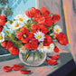  Daisies & Poppies Paint by Numbers
