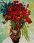 Poppies Vase Paint by Numbers