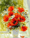Poppy Flowers Paint by Numbers Kit