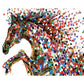 Psychedelic Horse Paint by Numbers