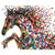 Psychedelic Horse Paint by Numbers