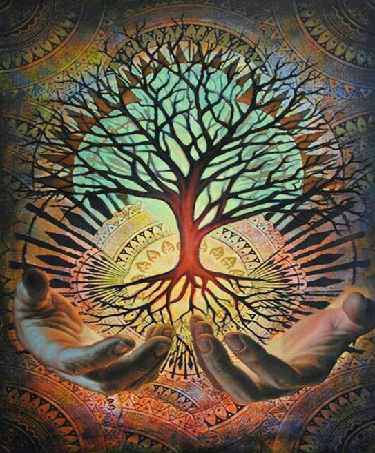 Psychedelic Tree of Life Painting Kit