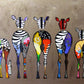 Psychedelic Zebra Art Paint by Numbers