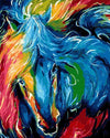 Rainbow Horse Paint by Numbers