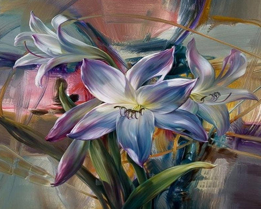 Realistic Flowers Paint by Numbers