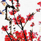 Red Flowers & Birds Paint by Numbers