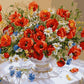 Poppies & Daisies Paint by Numbers