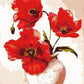 Red Poppies Painting by Numbers
