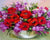 Red & Purple Flowers Paint by Numbers