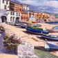 Resting Boats Painting by Numbers