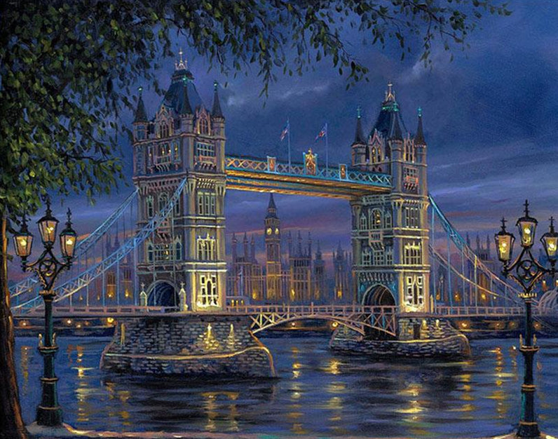  Tower Bridge Paint by Numbers