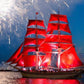 Sailboat & Fireworks Paint by Numbers