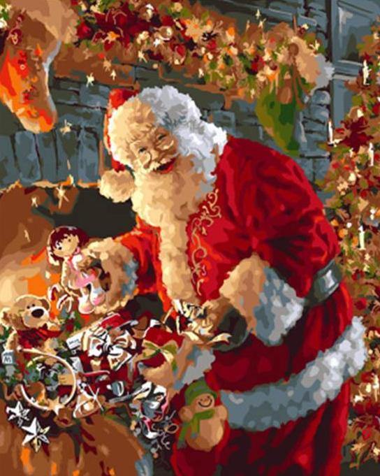 Santa Claus Paint by Numbers