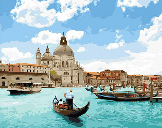 Beautiful Landscape Paint by Numbers